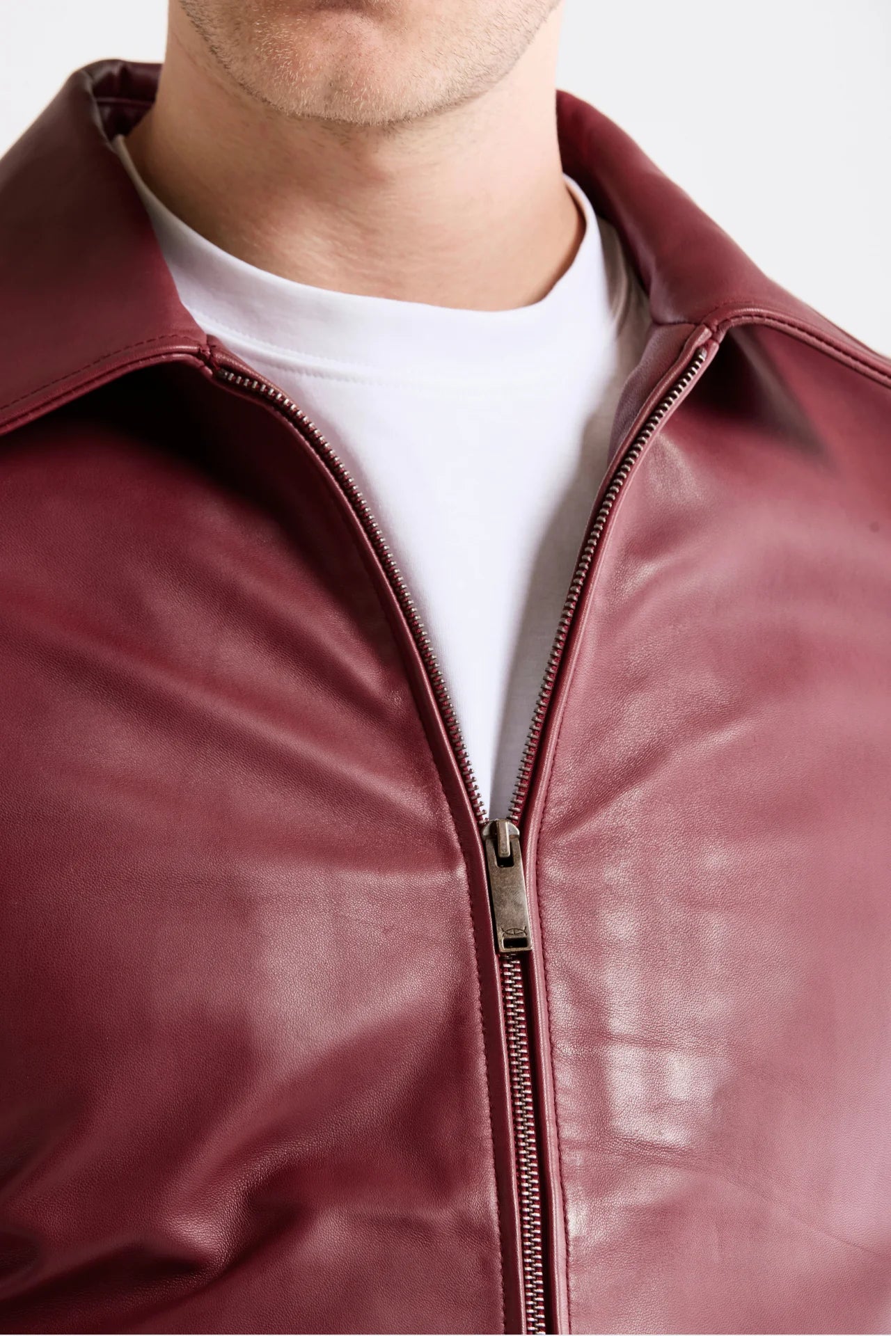 Bold Cherry Red Streetwear Jacket