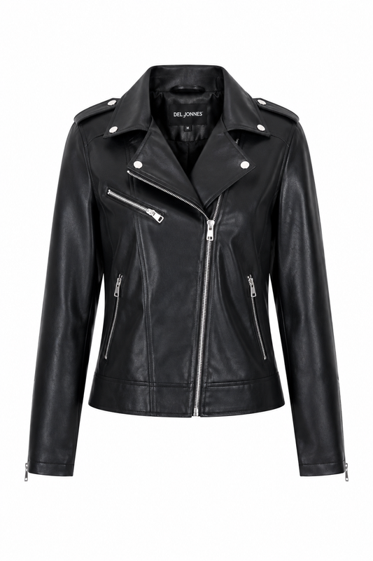 Women’s Black Biker Jacket