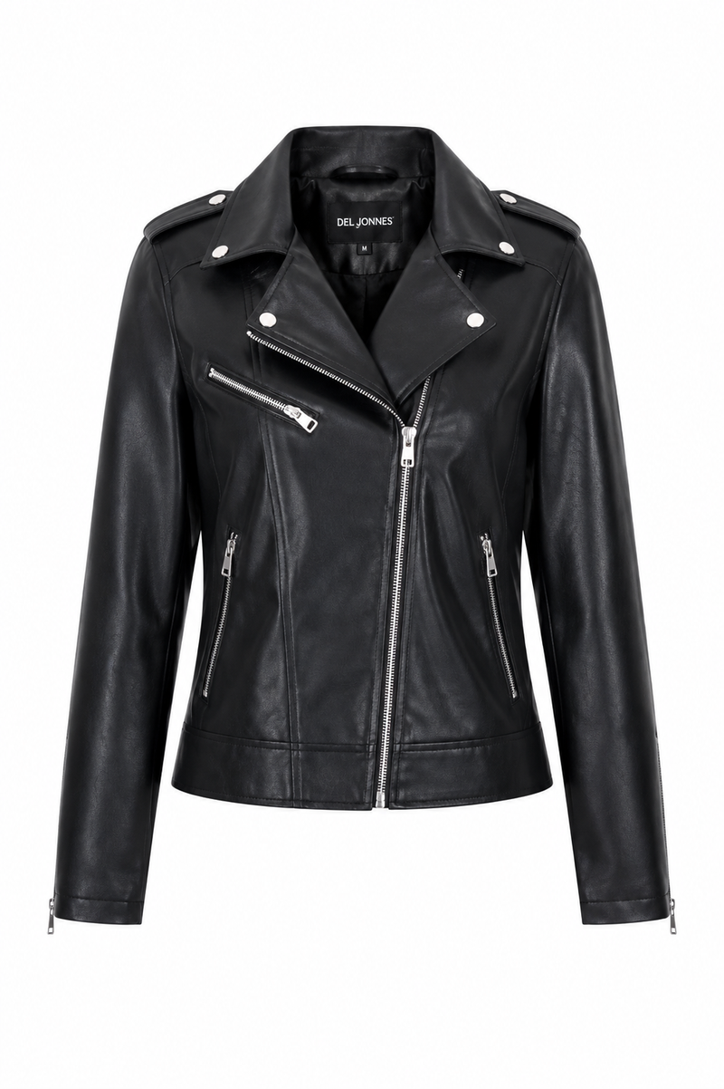Women’s Black Biker Jacket