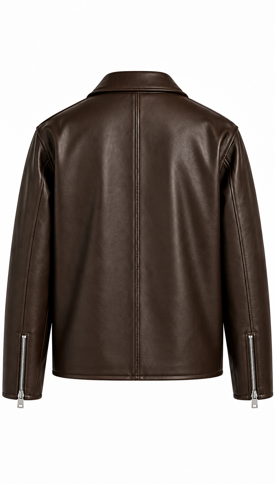STRUCTURED FIT LEATHER JACKET