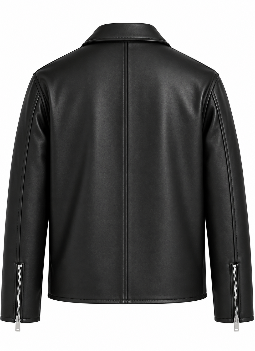 STRUCTURED FIT LEATHER JACKET