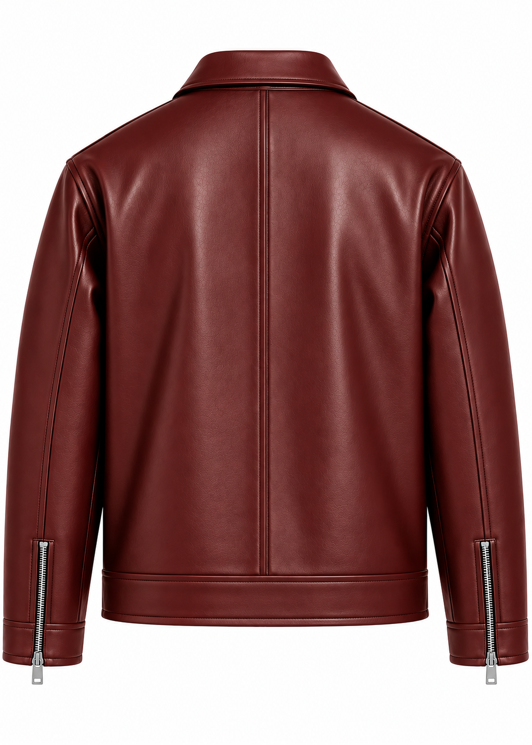 Bold Cherry Red Streetwear Jacket