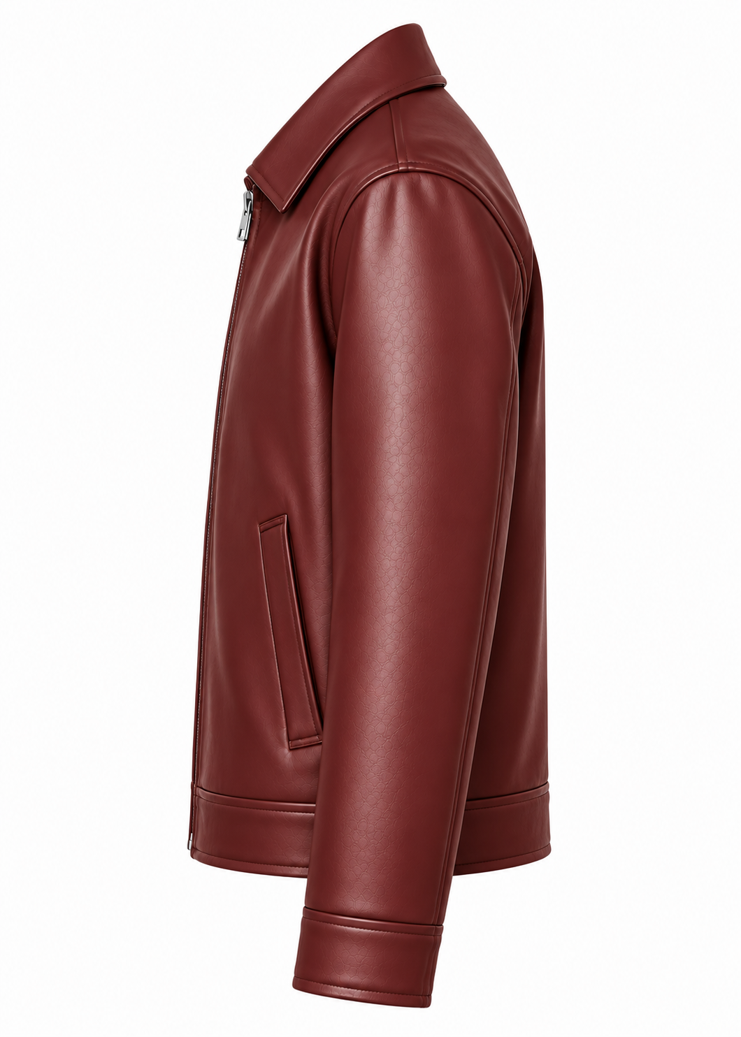 Bold Cherry Red Streetwear Jacket