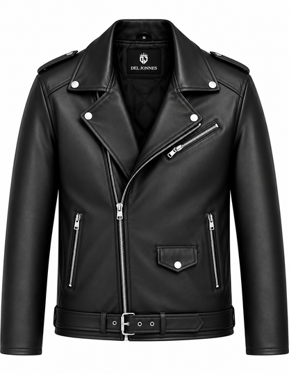 BELT BIKER JACKET
