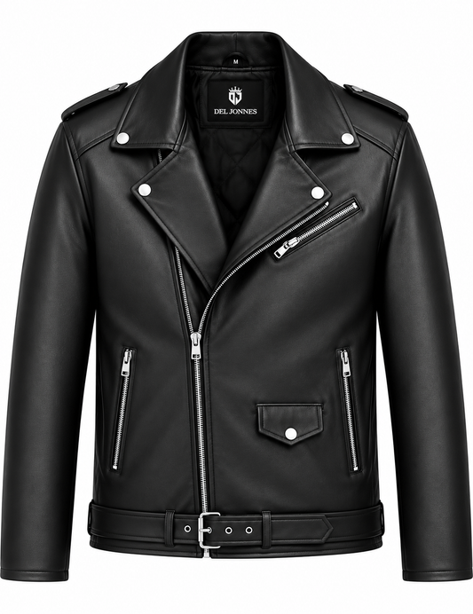 BELT BIKER JACKET