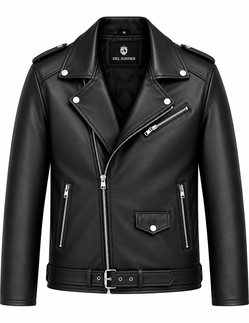 BELT BIKER JACKET