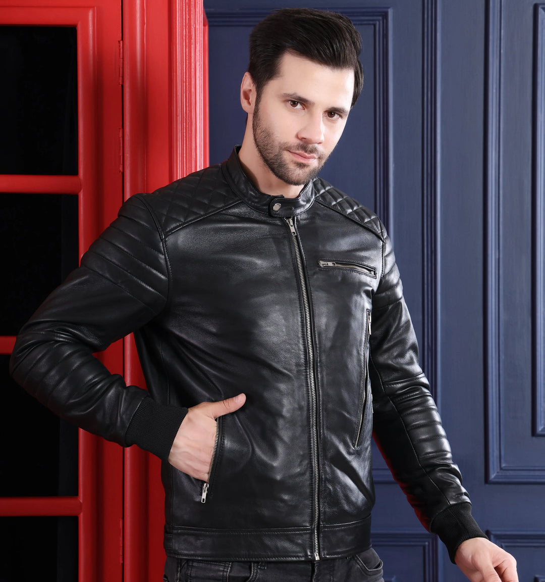 Men's Premium Tan Brown Faux Leather Hooded Bomber Jacket | Detachable Hood Zip-Up Winter Jacket | Multi-Pocket Casual Motorcycle Jacket | Regular Fit