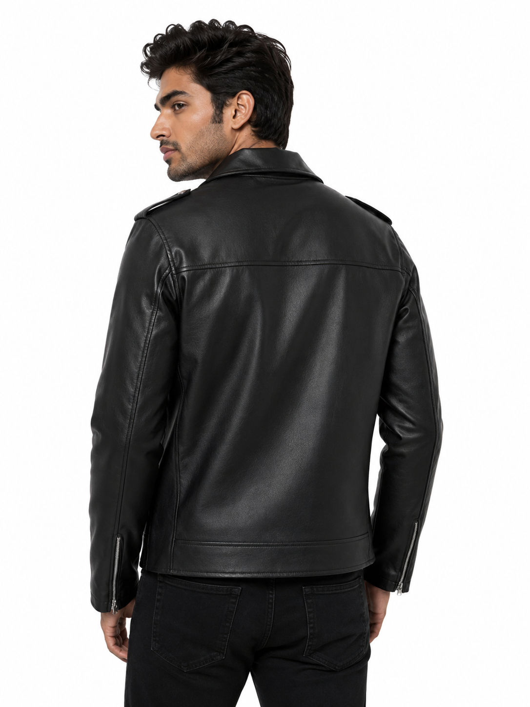 BELT BIKER JACKET