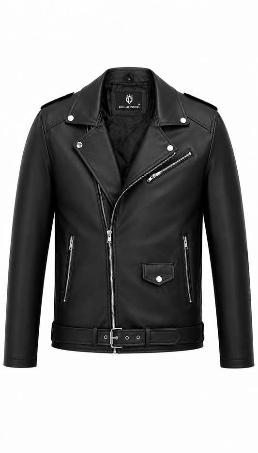 BELT BIKER JACKET