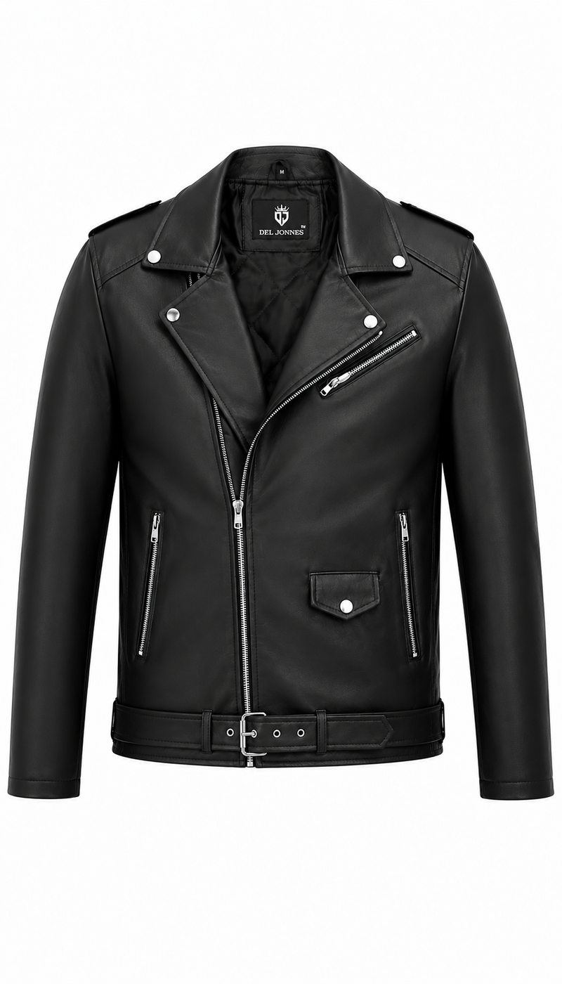 BELT BIKER JACKET