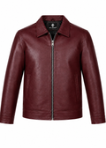 Bold Cherry Red Streetwear Jacket