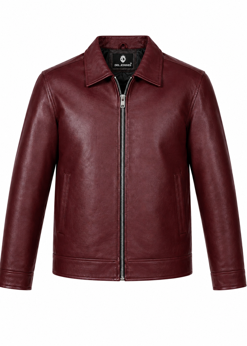 Bold Cherry Red Streetwear Jacket